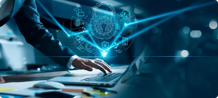 Business professionals collaborating