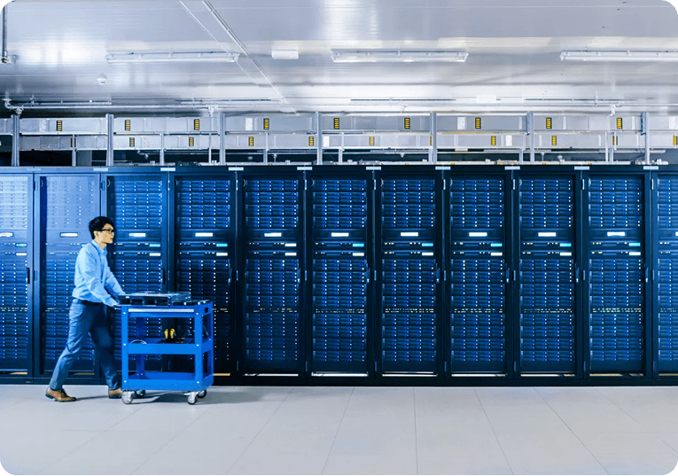 Business professionals collaborating